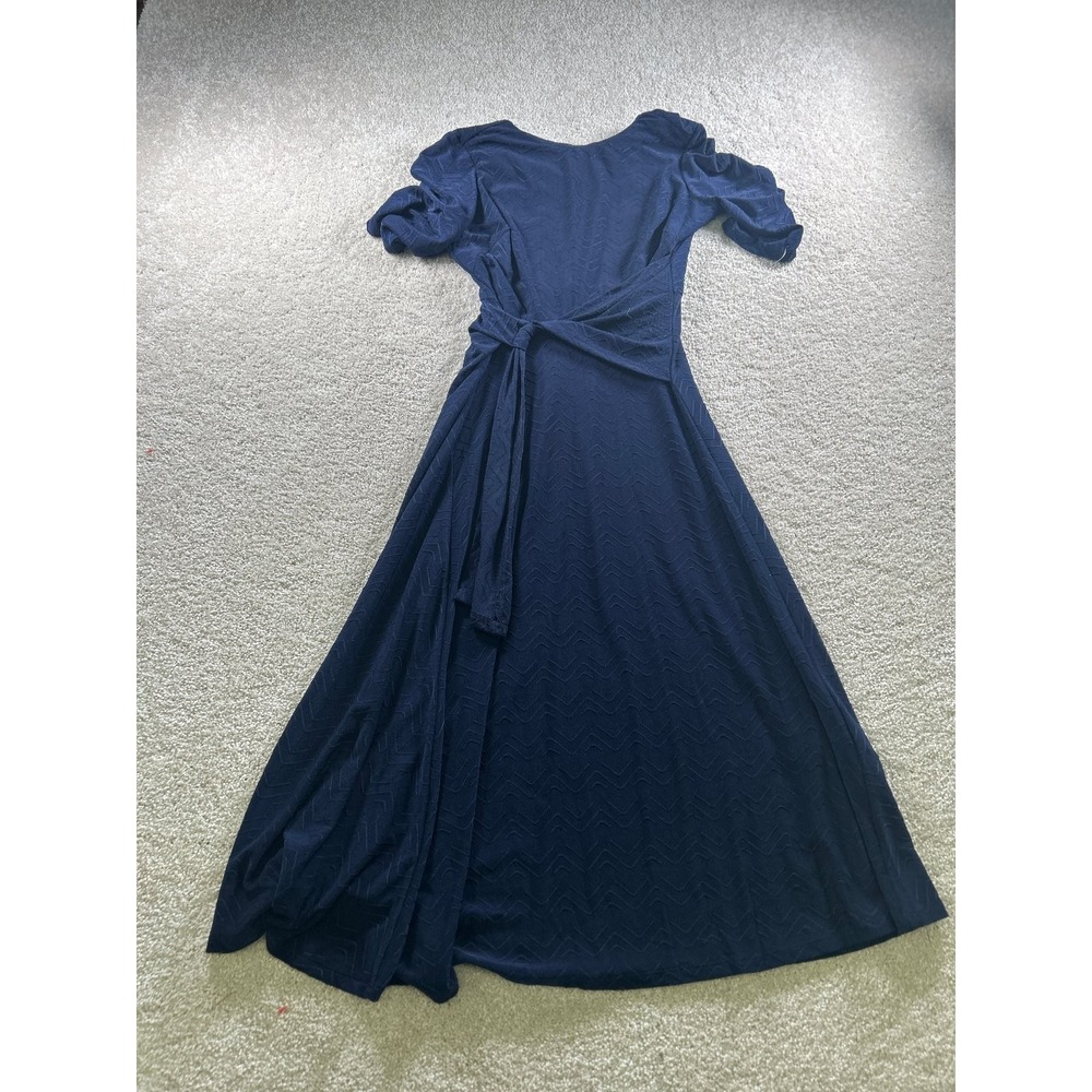 Signature by Robbie Bee Women's Navy PS Dress Polyester Spandex